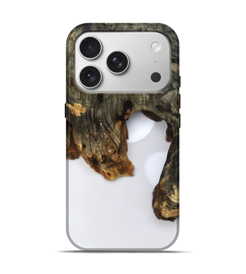 iPhone 17 Pro Wood Live Edge Phone Case - Frida (Clear, 789648)