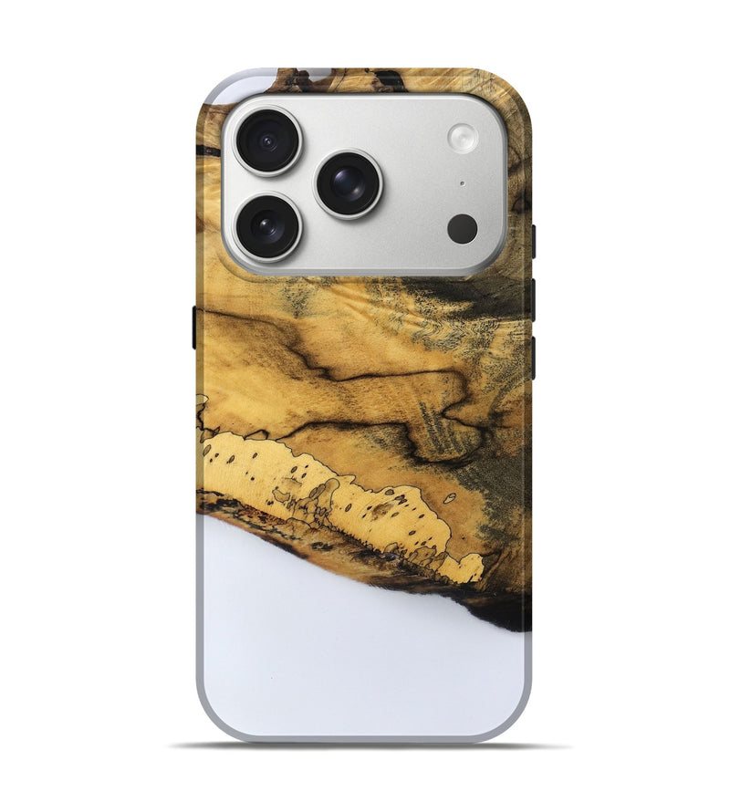 iPhone 17 Pro Wood Live Edge Phone Case - Valorie (Clear, 789650)