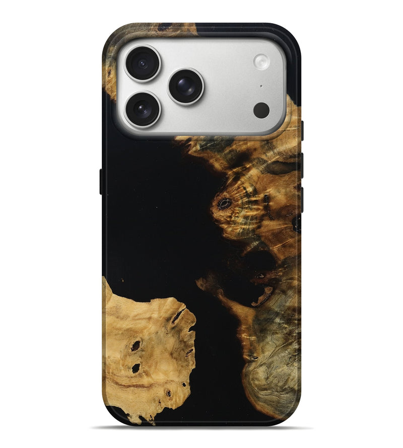iPhone 17 Pro Max Wood Live Edge Phone Case - Adella (Wood Burl, 789651)