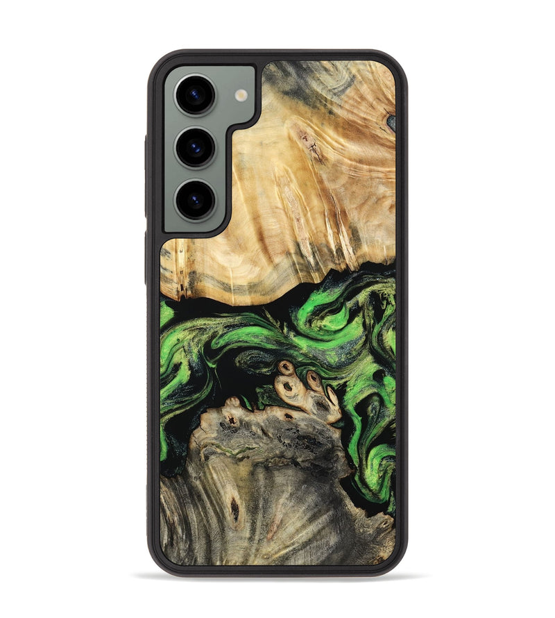 Galaxy S23 Plus Wood Phone Case - Celeste (Green, 789702)