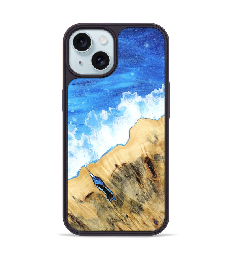 iPhone 15 Wood Phone Case - Vienna (Coastal, 789715)