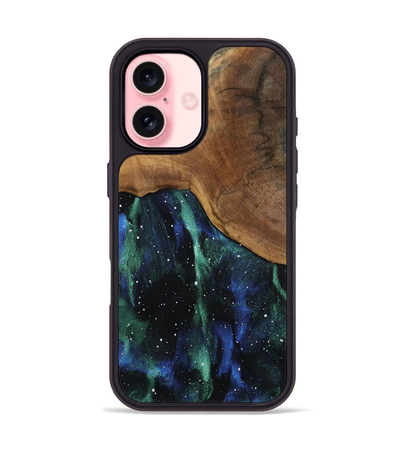 iPhone 16 Wood Phone Case - Latrice (Cosmos, 789736)