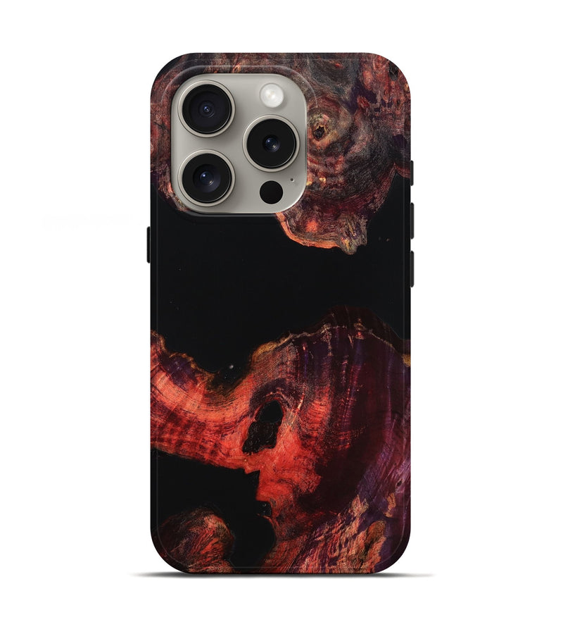 iPhone 16 Pro Wood Live Edge Phone Case - Erykah (Double Dyed, 789788)