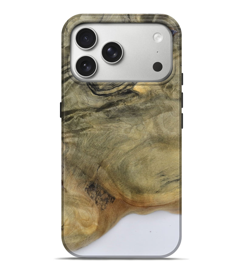 iPhone 17 Pro Max Wood Live Edge Phone Case - Symone (Clear, 789790)