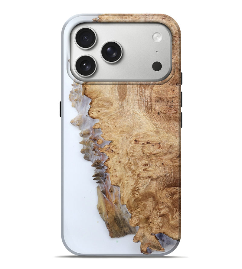 iPhone 17 Pro Max Wood Live Edge Phone Case - Betty (Clear, 789792)