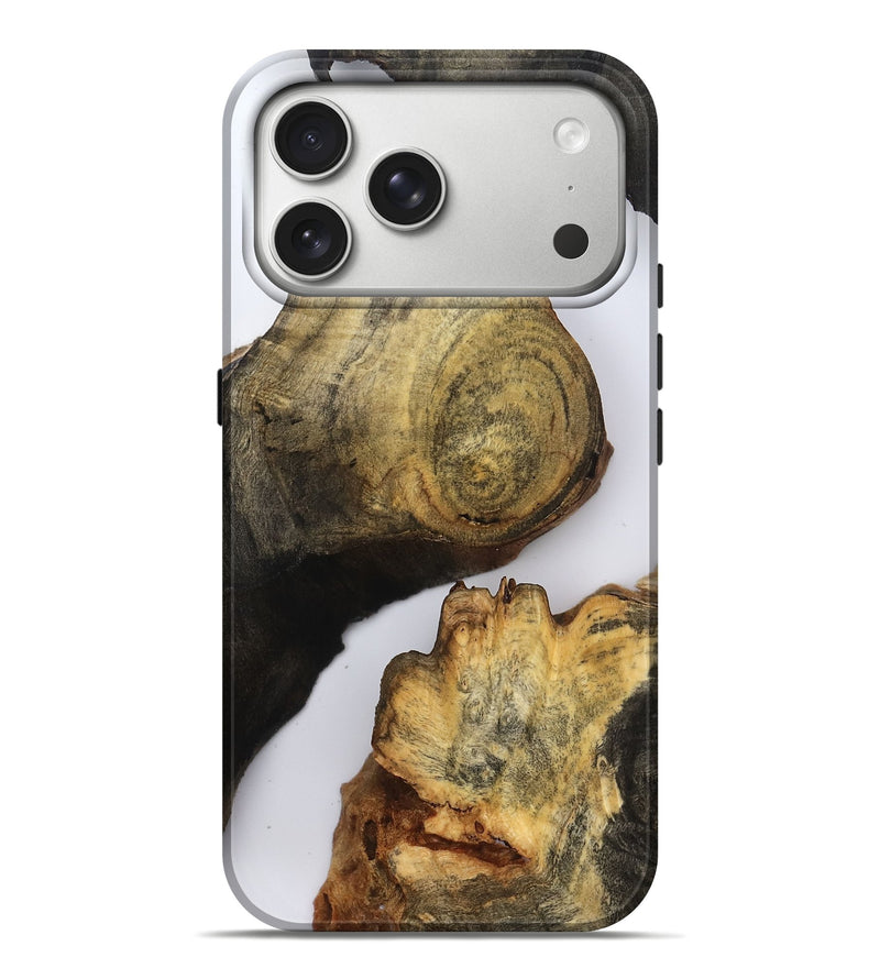 iPhone 17 Pro Max Wood Live Edge Phone Case - Mose (Clear, 789794)