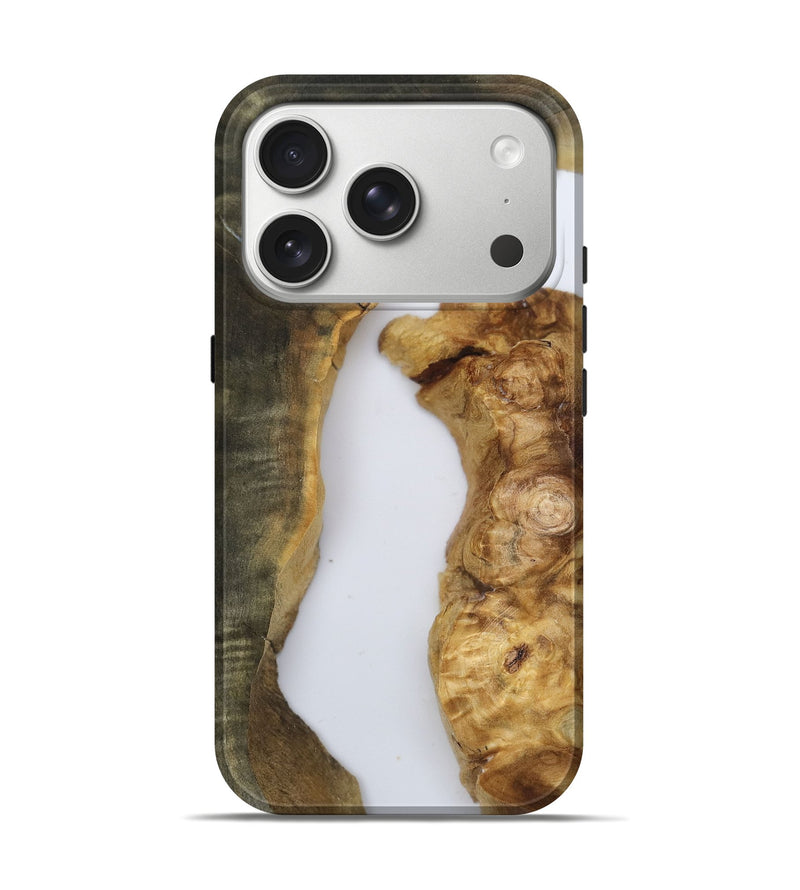 iPhone 17 Pro Wood Live Edge Phone Case - Lennox (Clear, 789796)