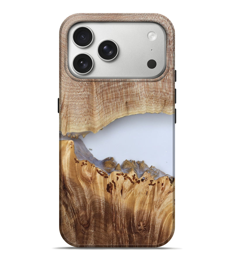 iPhone 17 Pro Max Wood Live Edge Phone Case - Will (Clear, 789797)