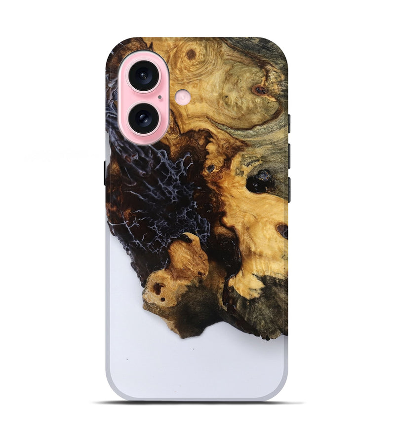 iPhone 17 Wood Live Edge Phone Case - Blanca (Clear, 789798)