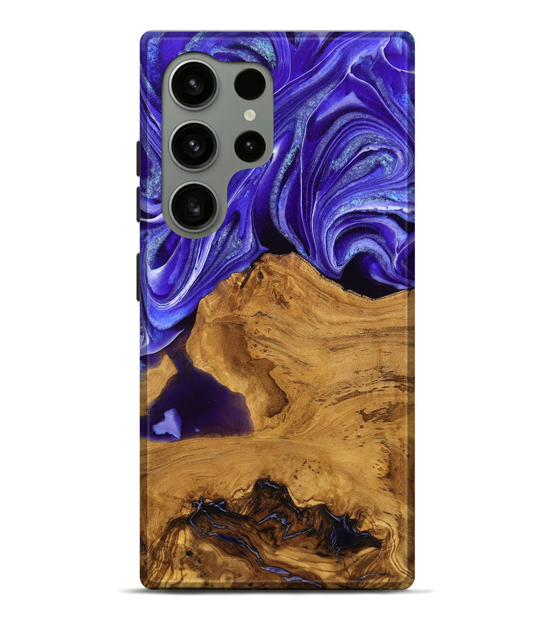 Galaxy S24 Ultra Wood Live Edge Phone Case - Kelsi (Purple, 789833)