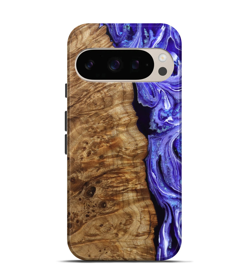 Pixel 10 Pro Wood Live Edge Phone Case - Benton (Purple, 789835)