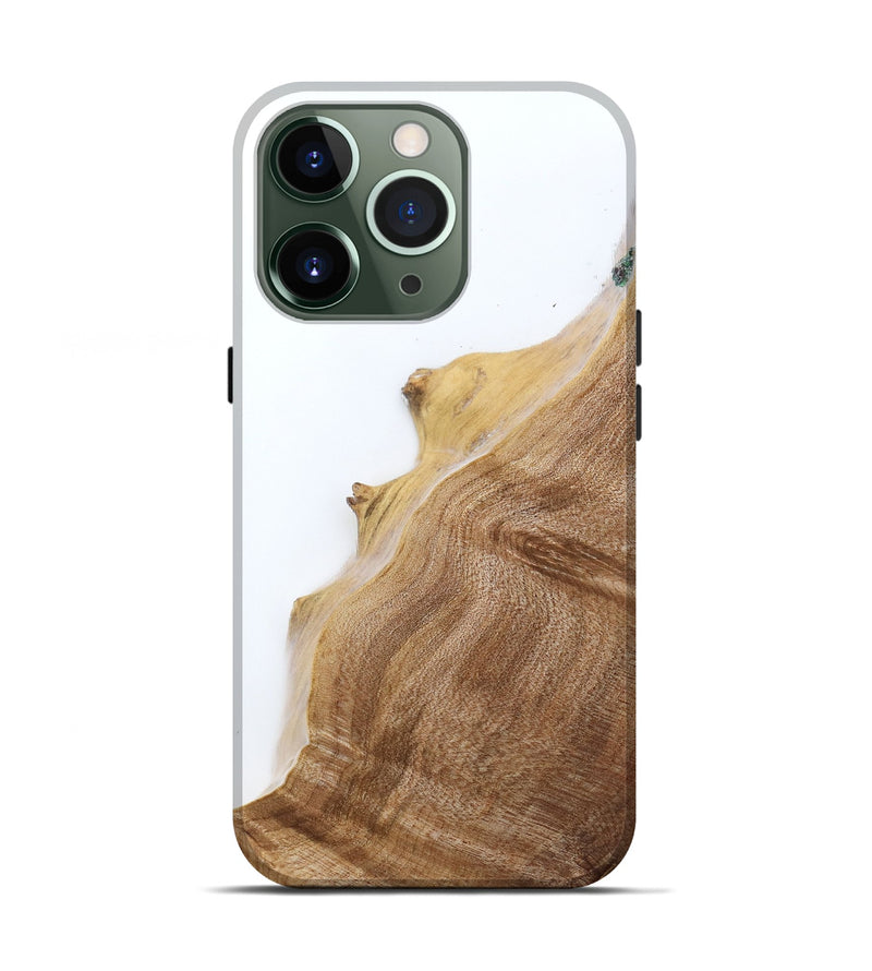 iPhone 13 Pro Wood Live Edge Phone Case - Alisa (Clear, 789849)