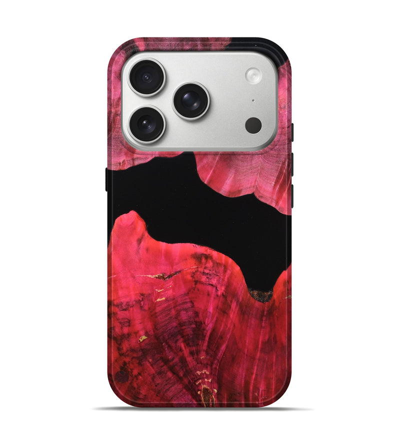 iPhone 17 Pro Wood Live Edge Phone Case - Eugene (Wood Burl, 789856)