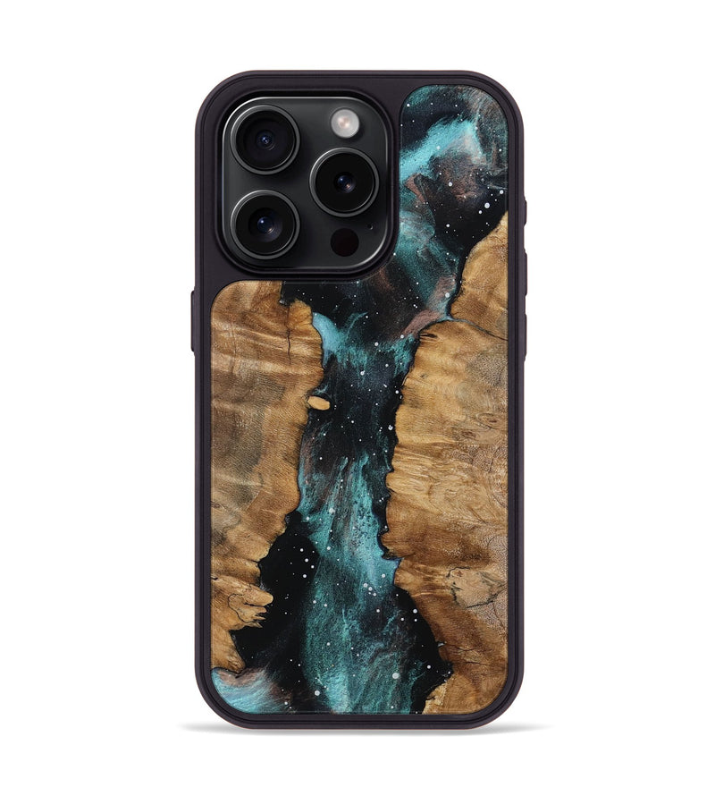 iPhone 15 Pro Wood Phone Case - Basil (Cosmos, 789857)