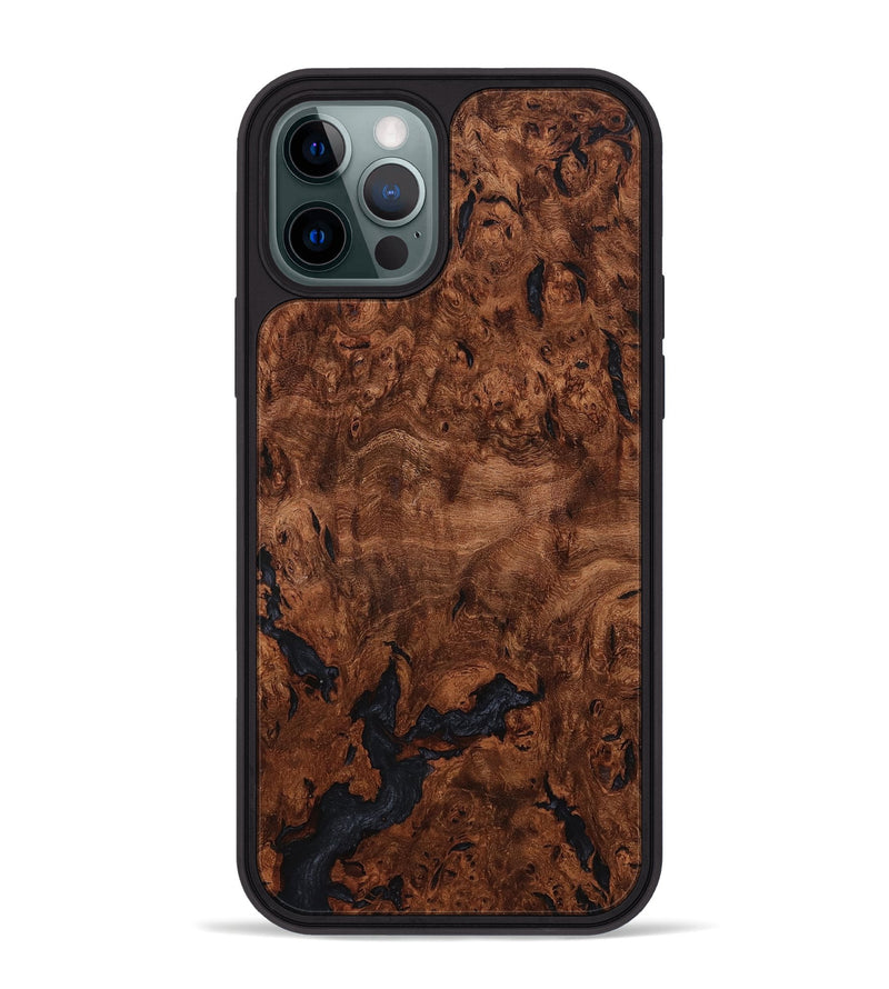 iPhone 12 Pro Max Wood Phone Case - Al (Wood Burl, 789996)