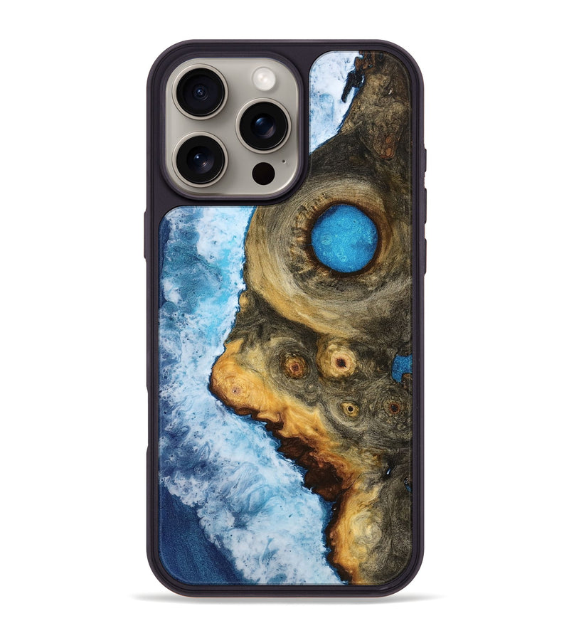 iPhone 16 Pro Max Wood Phone Case - Chelsi (Coastal, 790007)