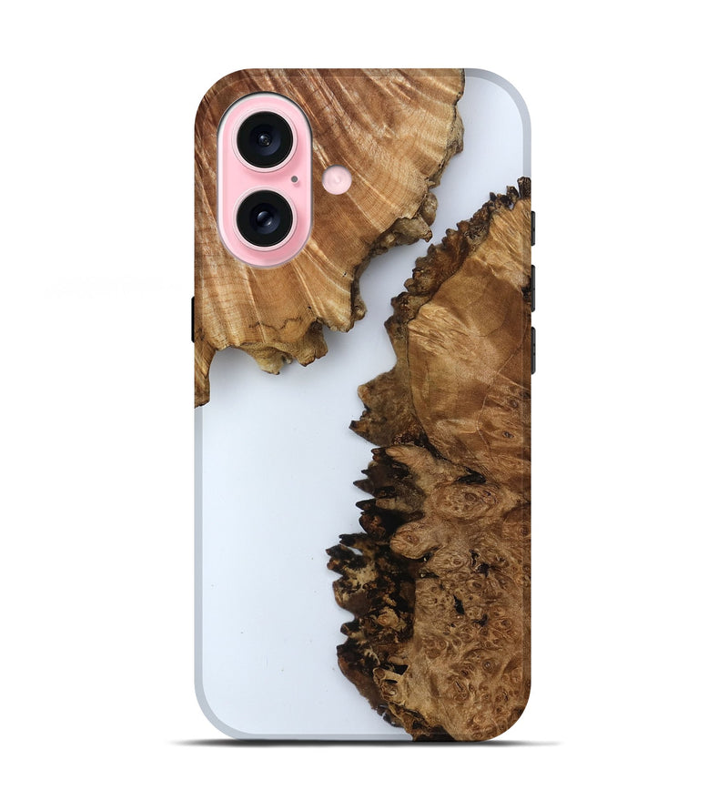 iPhone 17 Wood Live Edge Phone Case - Galilea (Clear, 790154)