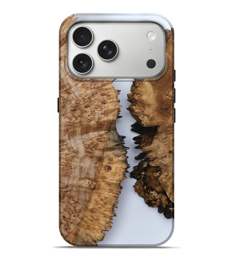iPhone 17 Pro Max Wood Live Edge Phone Case - Koen (Clear, 790157)