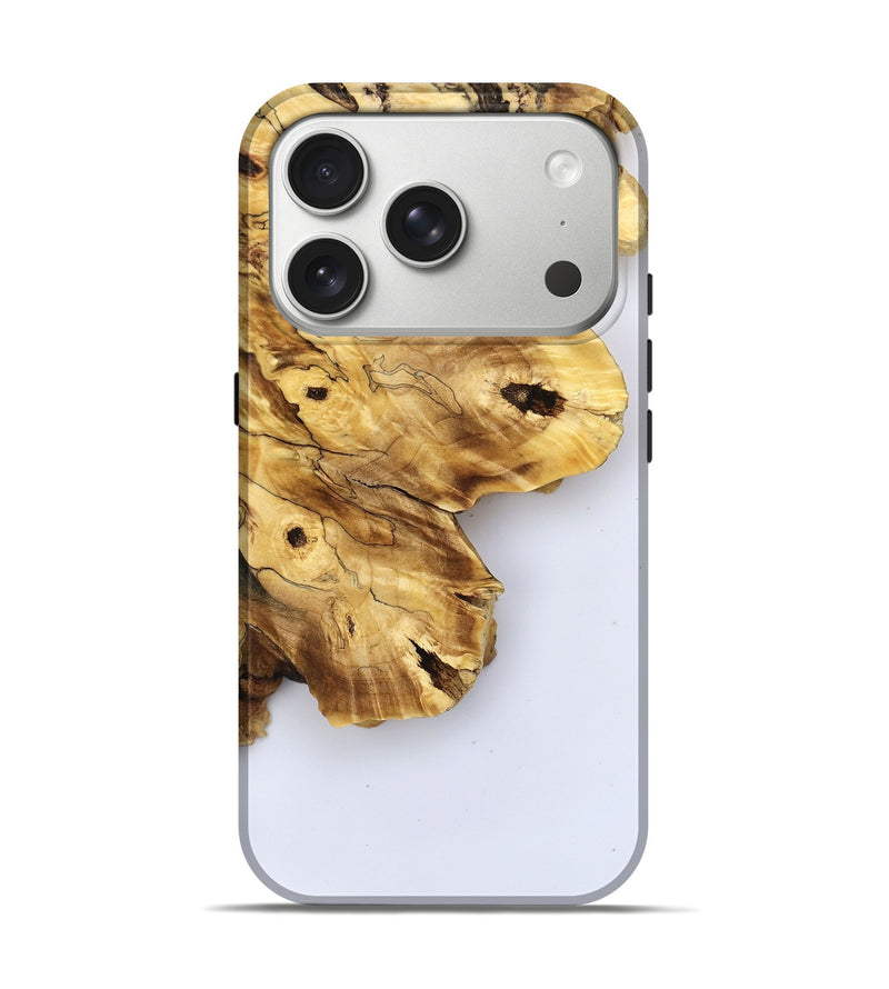 iPhone 17 Pro Wood Live Edge Phone Case - Saundra (Clear, 790161)