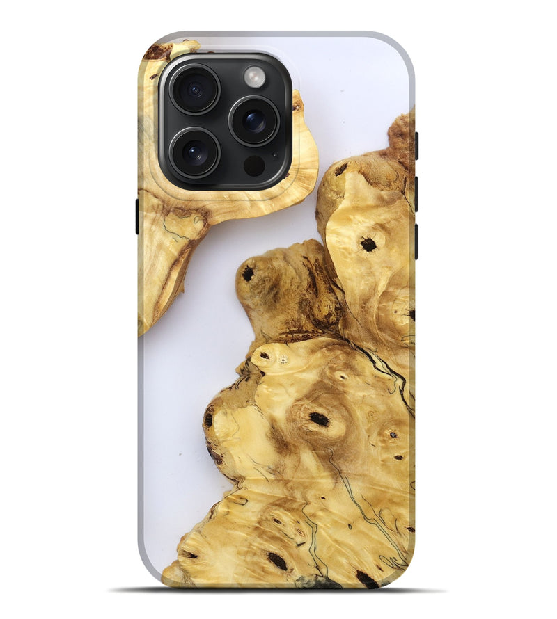 iPhone 16 Pro Max Wood Live Edge Phone Case - Jayceon (Clear, 790162)