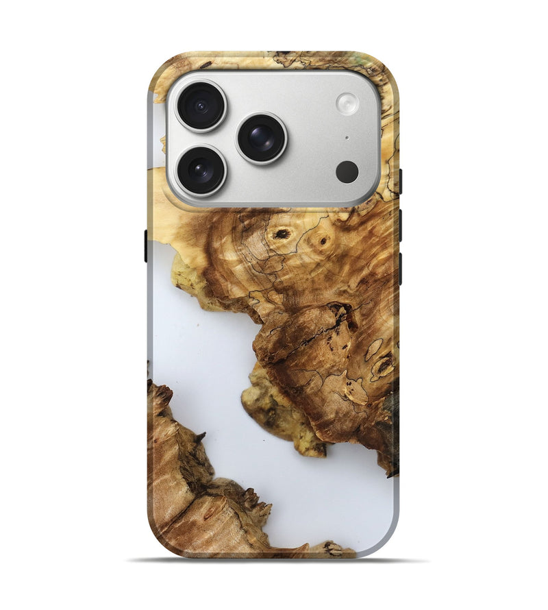 iPhone 17 Pro Wood Live Edge Phone Case - Gatlin (Clear, 790169)