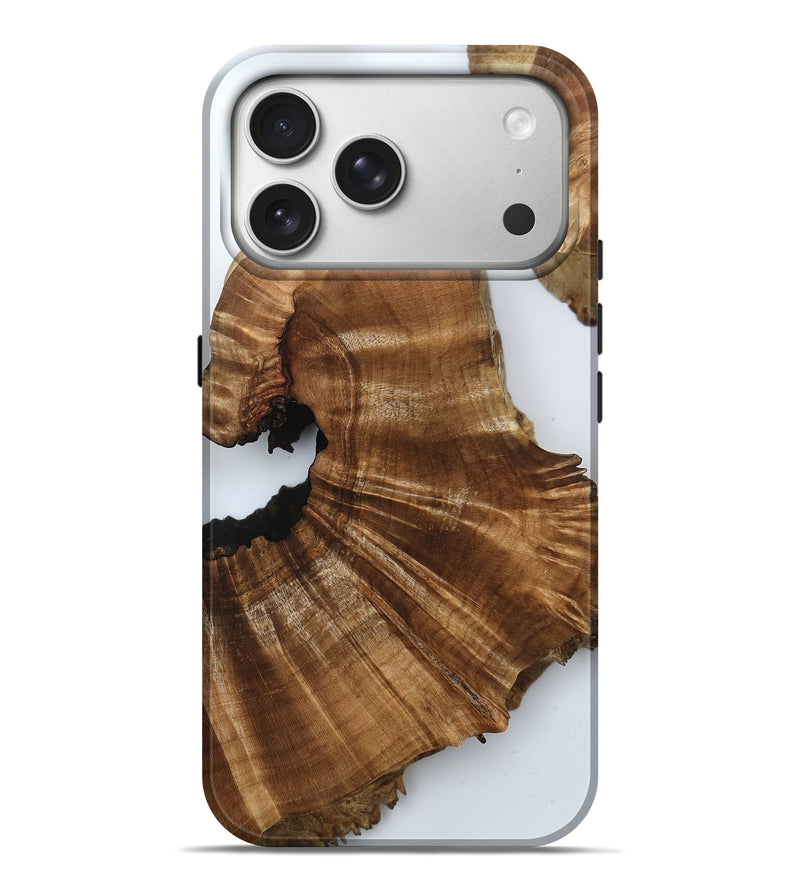 iPhone 17 Pro Max Wood Live Edge Phone Case - Arline (Clear, 790171)