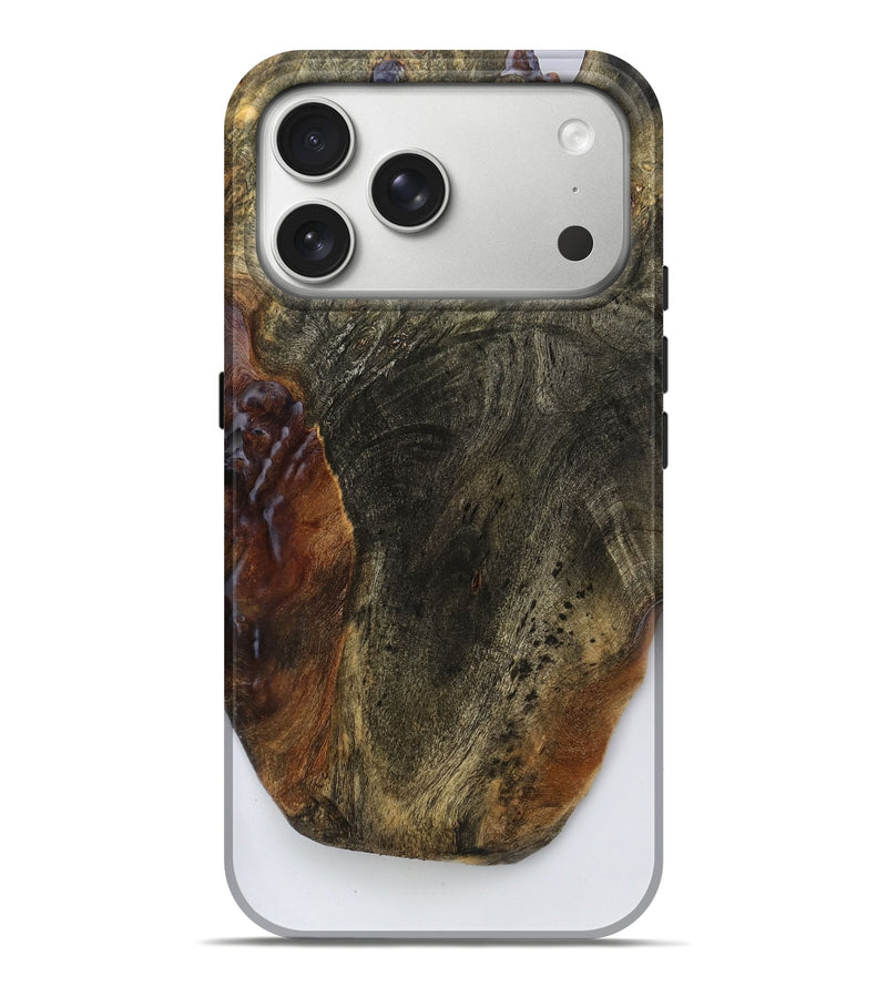 iPhone 17 Pro Max Wood Live Edge Phone Case - Buffy (Clear, 790172)