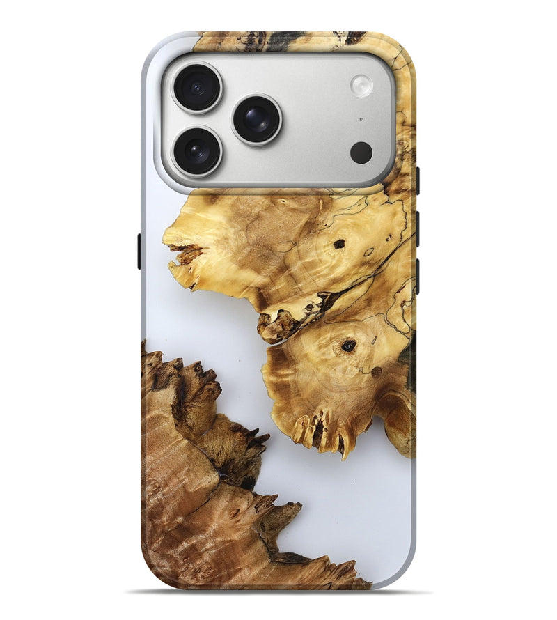 iPhone 17 Pro Max Wood Live Edge Phone Case - Quincy (Clear, 790179)