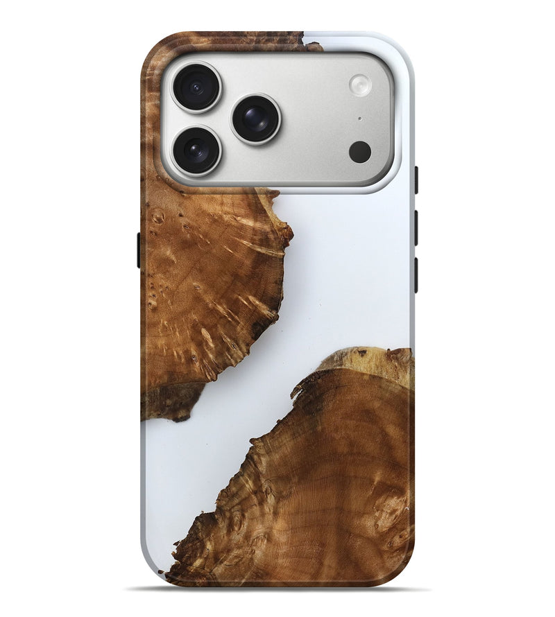 iPhone 17 Pro Max Wood Live Edge Phone Case - Nelson (Clear, 790180)