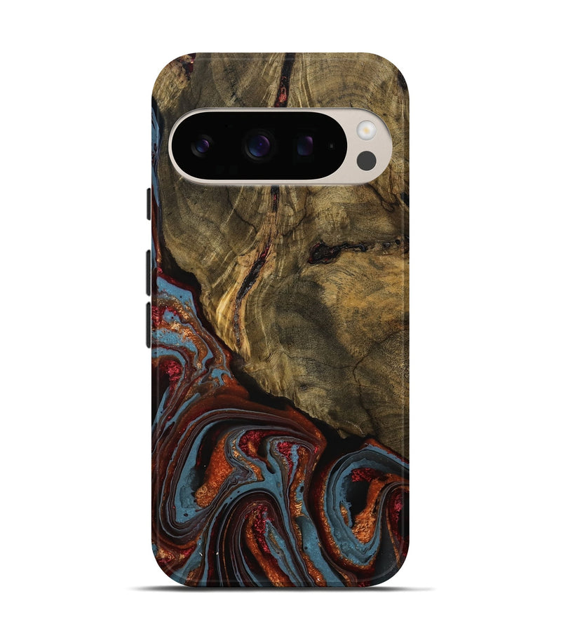 Pixel 10 Pro Wood Live Edge Phone Case - Alfonso (Red, 790204)