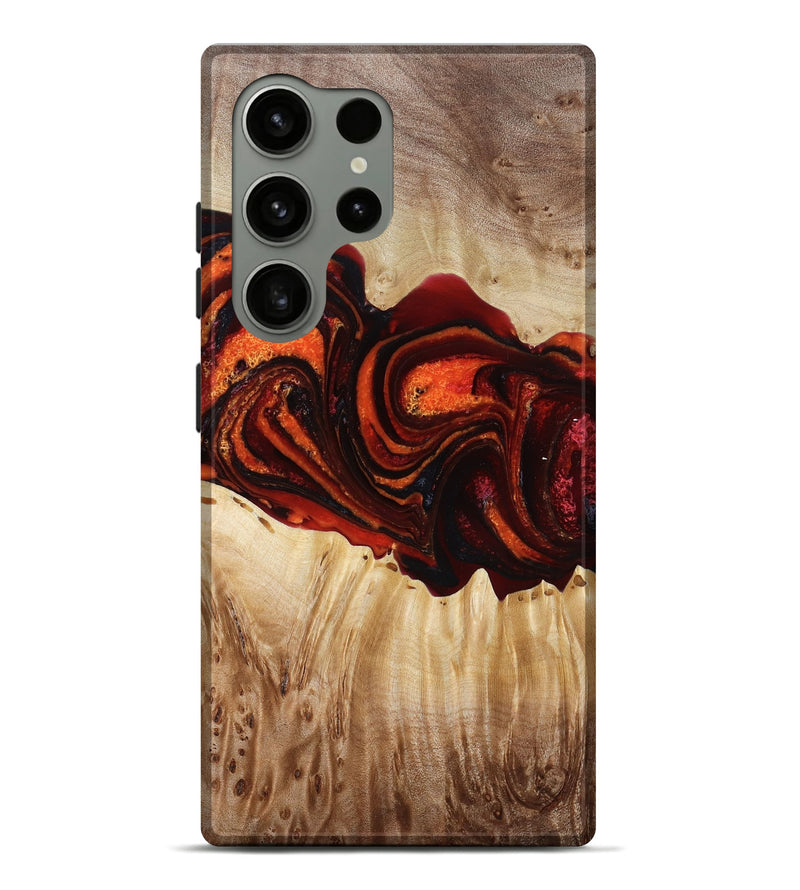 Galaxy S24 Ultra Wood Live Edge Phone Case - Rolland (Red, 790216)