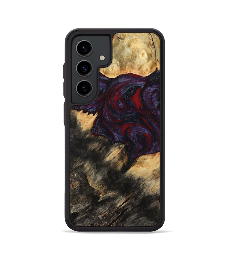 Galaxy S24 Wood Phone Case - Garnet (Red, 790233)