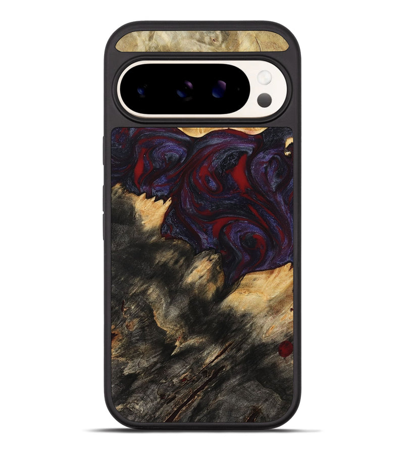 Pixel 10 Pro XL Wood Phone Case - Garnet (Red, 790233)
