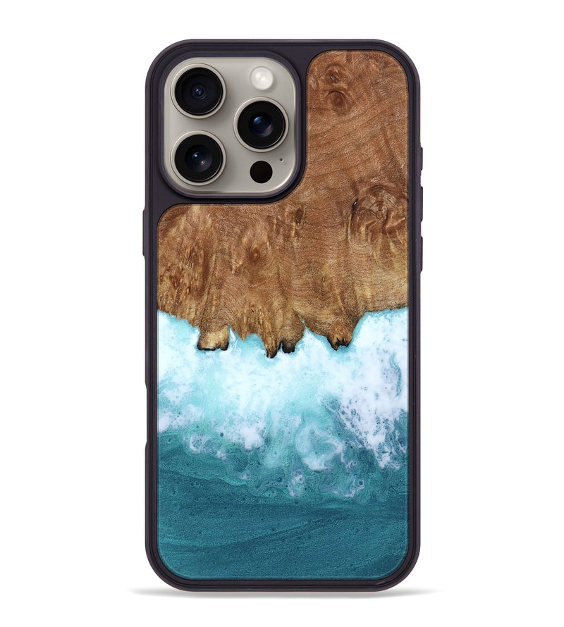iPhone 16 Pro Max Wood Phone Case - April (Coastal, 790285)