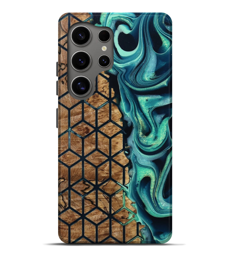 Galaxy S25 Ultra Wood Live Edge Phone Case - Sudie (Pattern, 790339)
