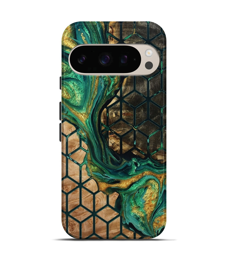 Pixel 10 Pro Wood Live Edge Phone Case - Kaiya (Pattern, 790341)