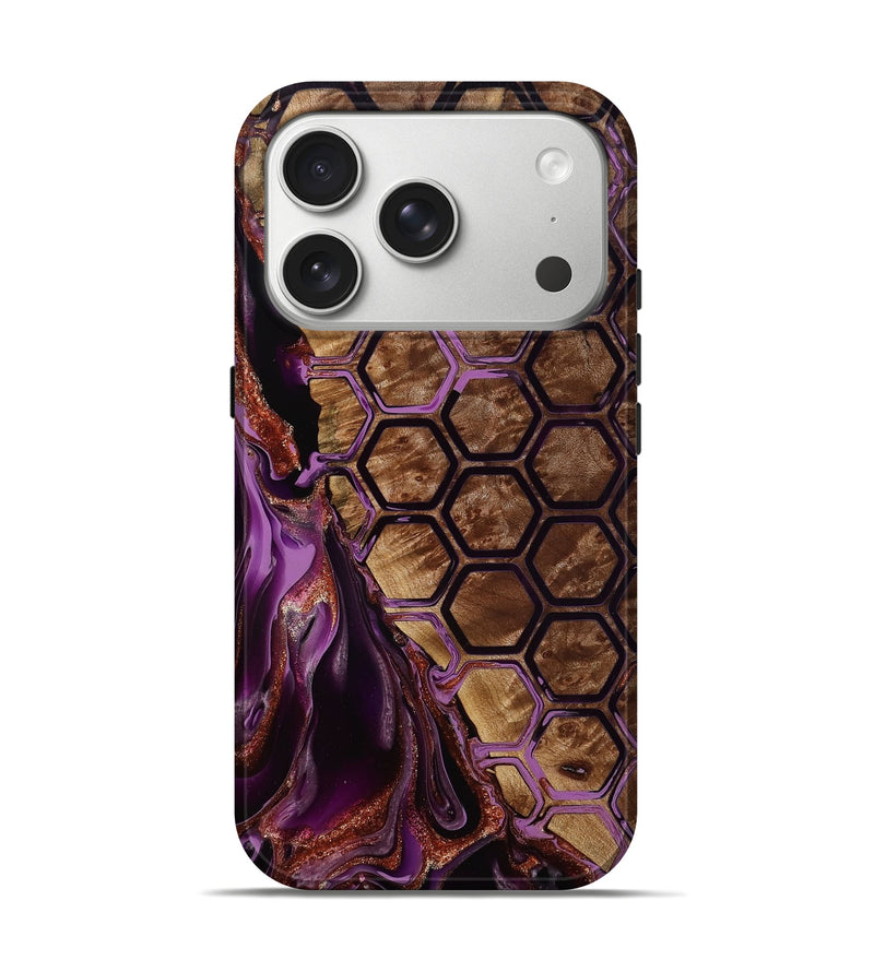iPhone 17 Pro Wood Live Edge Phone Case - Alice (Pattern, 790342)
