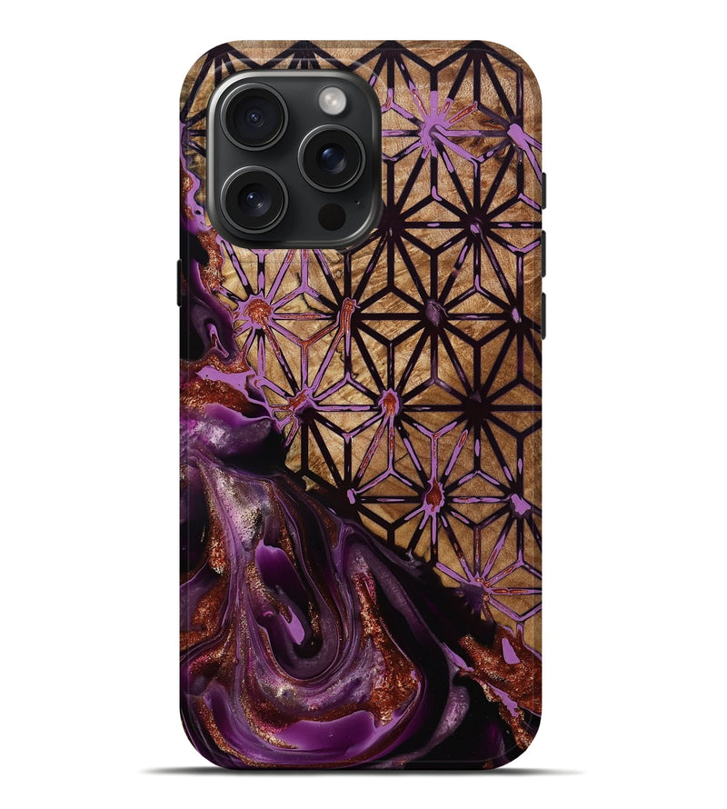 iPhone 16 Pro Max Wood Live Edge Phone Case - Jacob (Pattern, 790352)