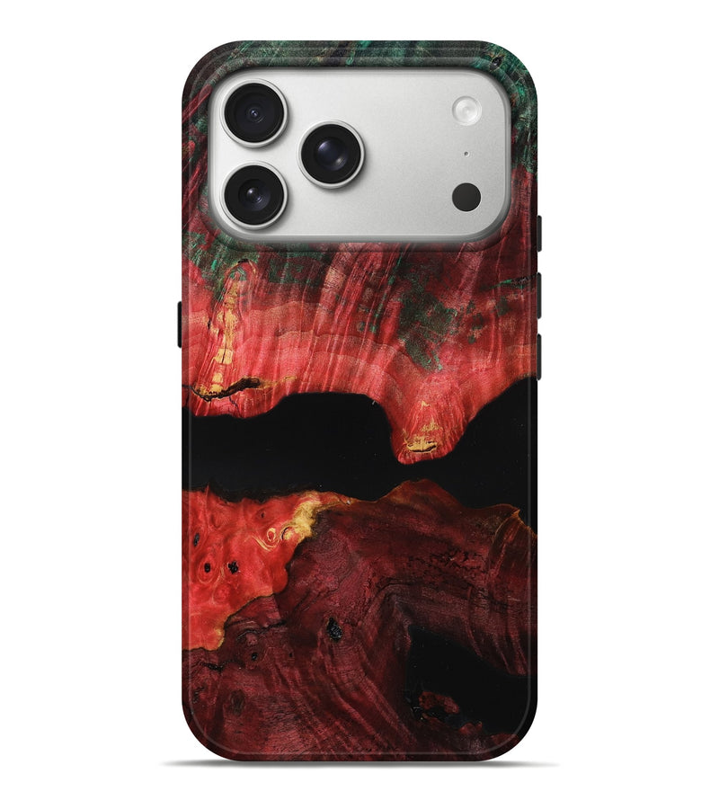 iPhone 17 Pro Max Wood Live Edge Phone Case - Teo (Double Dyed, 790362)