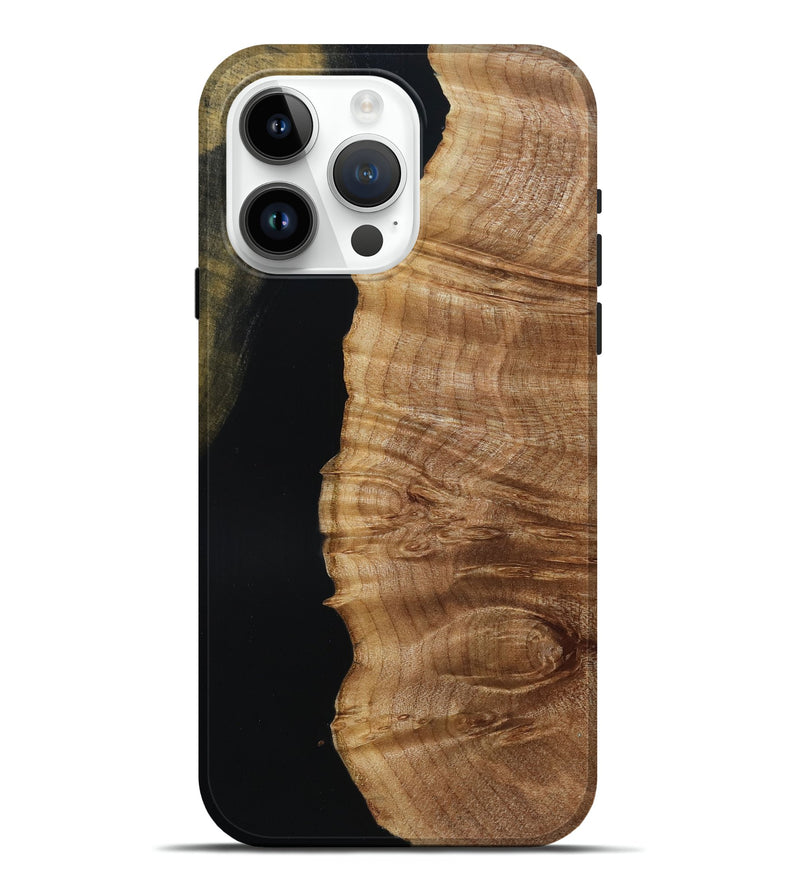 iPhone 15 Pro Max Wood Live Edge Phone Case - Debrah (Wood Burl, 790366)