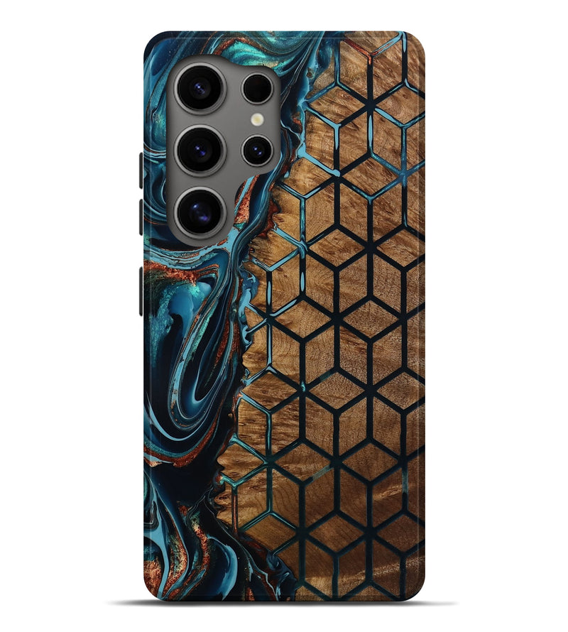 Galaxy S25 Ultra Wood Live Edge Phone Case - Maurice (Pattern, 790367)