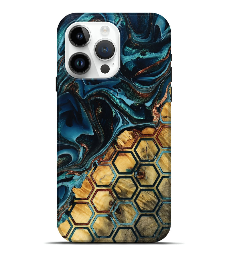 iPhone 15 Pro Max Wood Live Edge Phone Case - Cecily (Pattern, 790369)