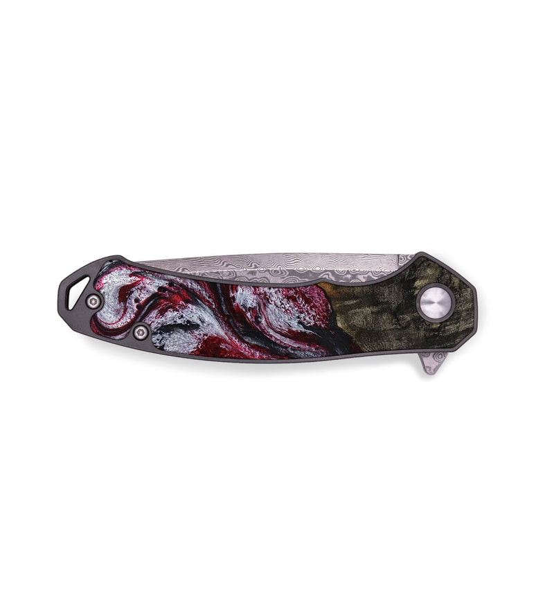 EDC Wood Pocket Knife - Abagail (Red, 790394)