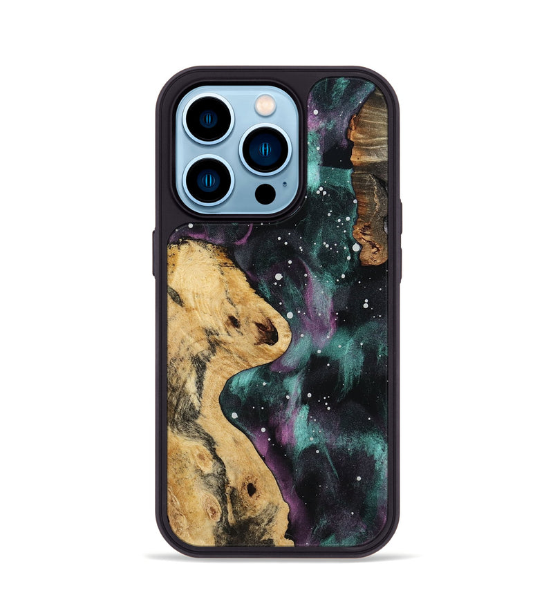 iPhone 14 Pro Wood Phone Case - Zakary (Cosmos, 790453)