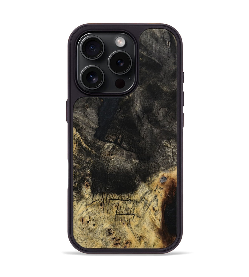 iPhone 16 Pro Wood Phone Case - Sherryl (Wood Burl, 790519)