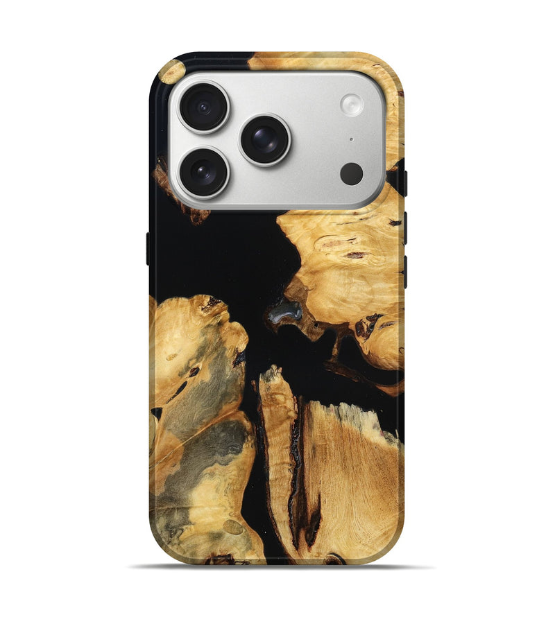 iPhone 17 Pro Wood Live Edge Phone Case - Jazmyn (Wood Burl, 790595)