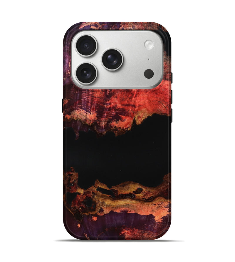 iPhone 17 Pro Wood Live Edge Phone Case - Davina (Double Dyed, 790599)