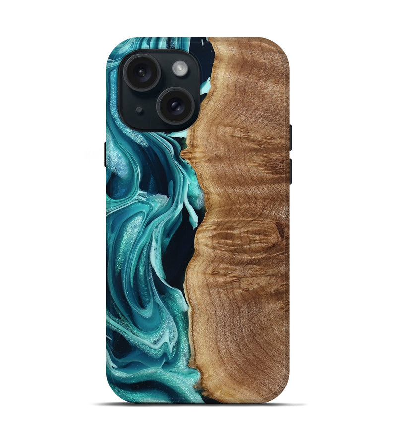 iPhone 15 Wood Live Edge Phone Case - Giana (The Lab, 790626)
