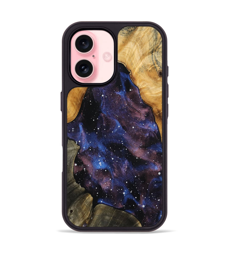iPhone 16 Wood Phone Case - Harlem (Cosmos, 790707)