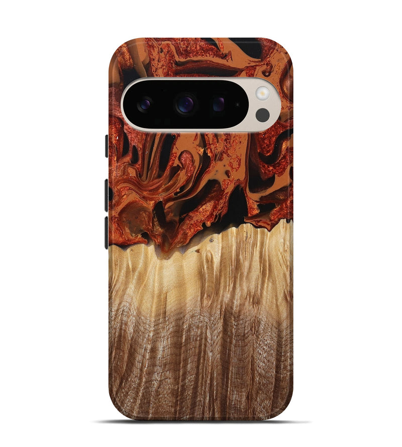 Pixel 10 Wood Live Edge Phone Case - Peter (Red, 790751)